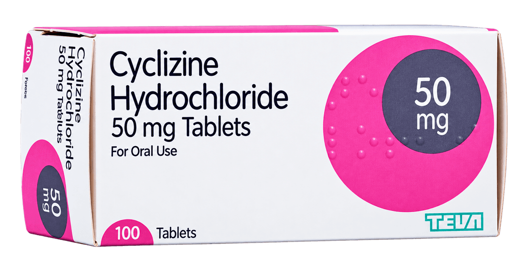 Cyclizine 50mg Tablets (Travel Sickness & Nausea)