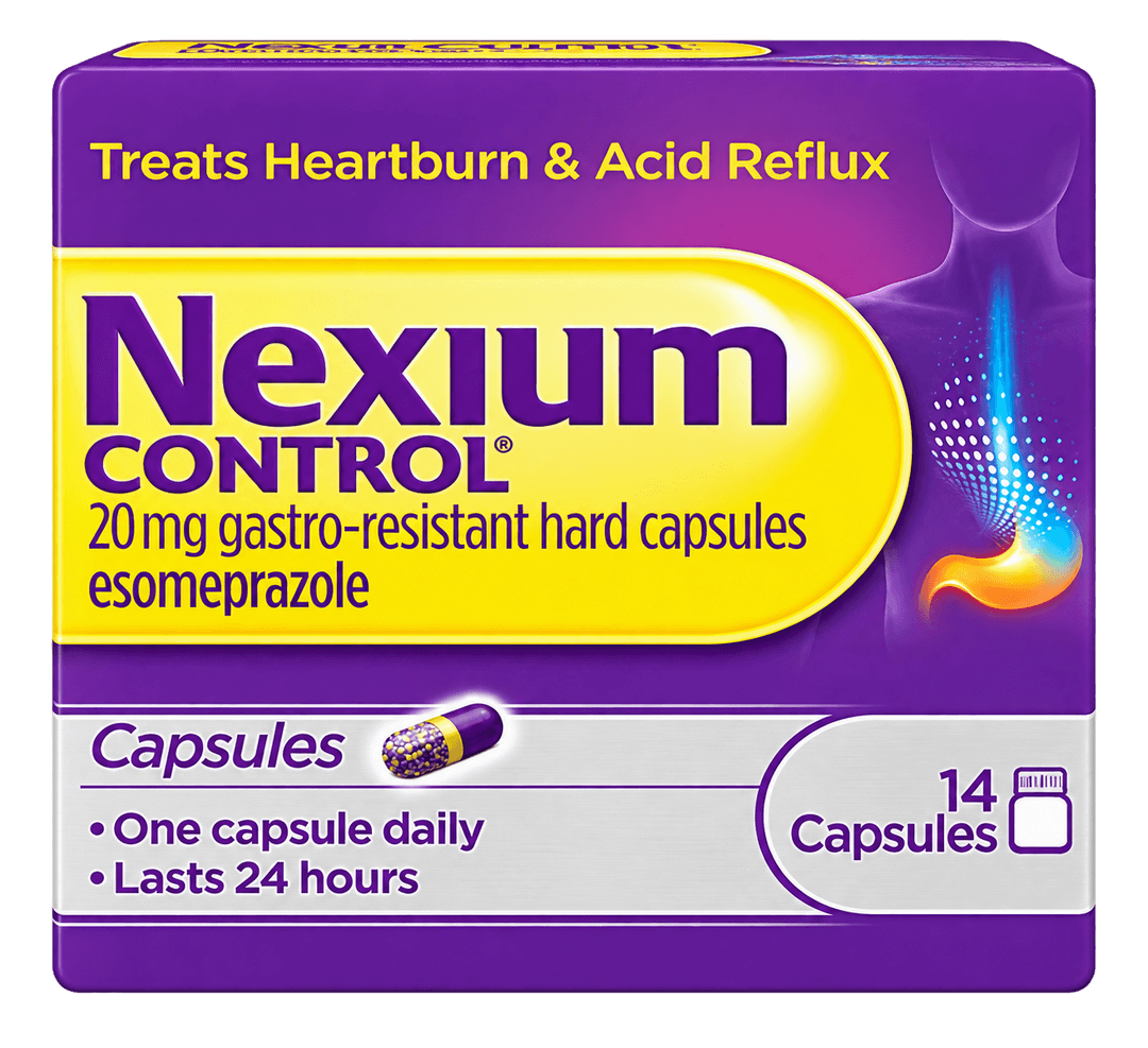 Esomeprazole 20mg Tablets (Nexium Control - Heartburn & Reflux)