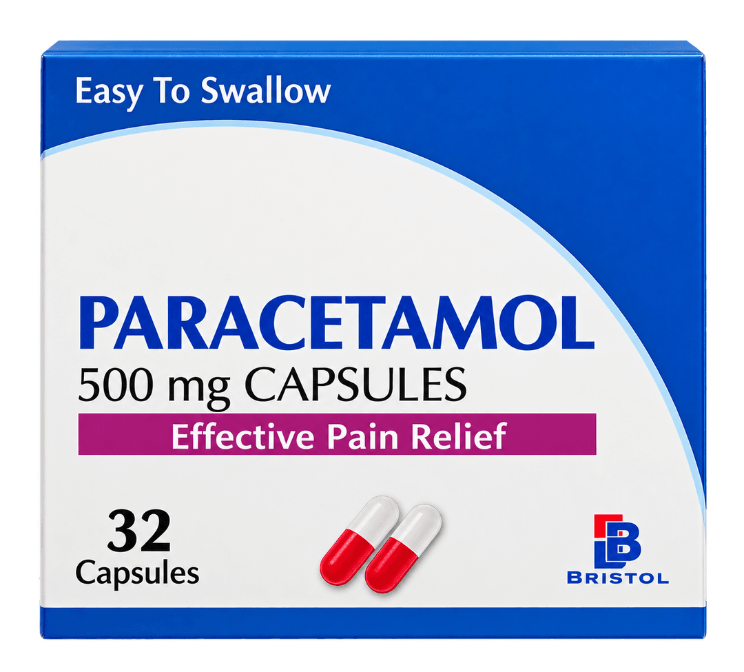Paracetamol 500mg Capsules (Pain Relief)