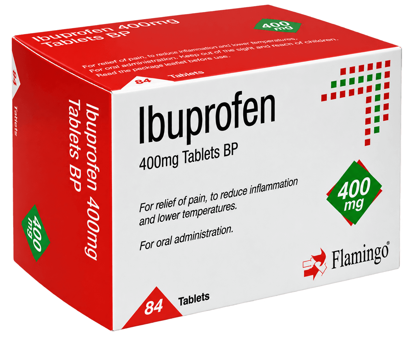 Ibuprofen 400mg Tablets (NSAID - Pain Relief & Anti-Inflammatory)