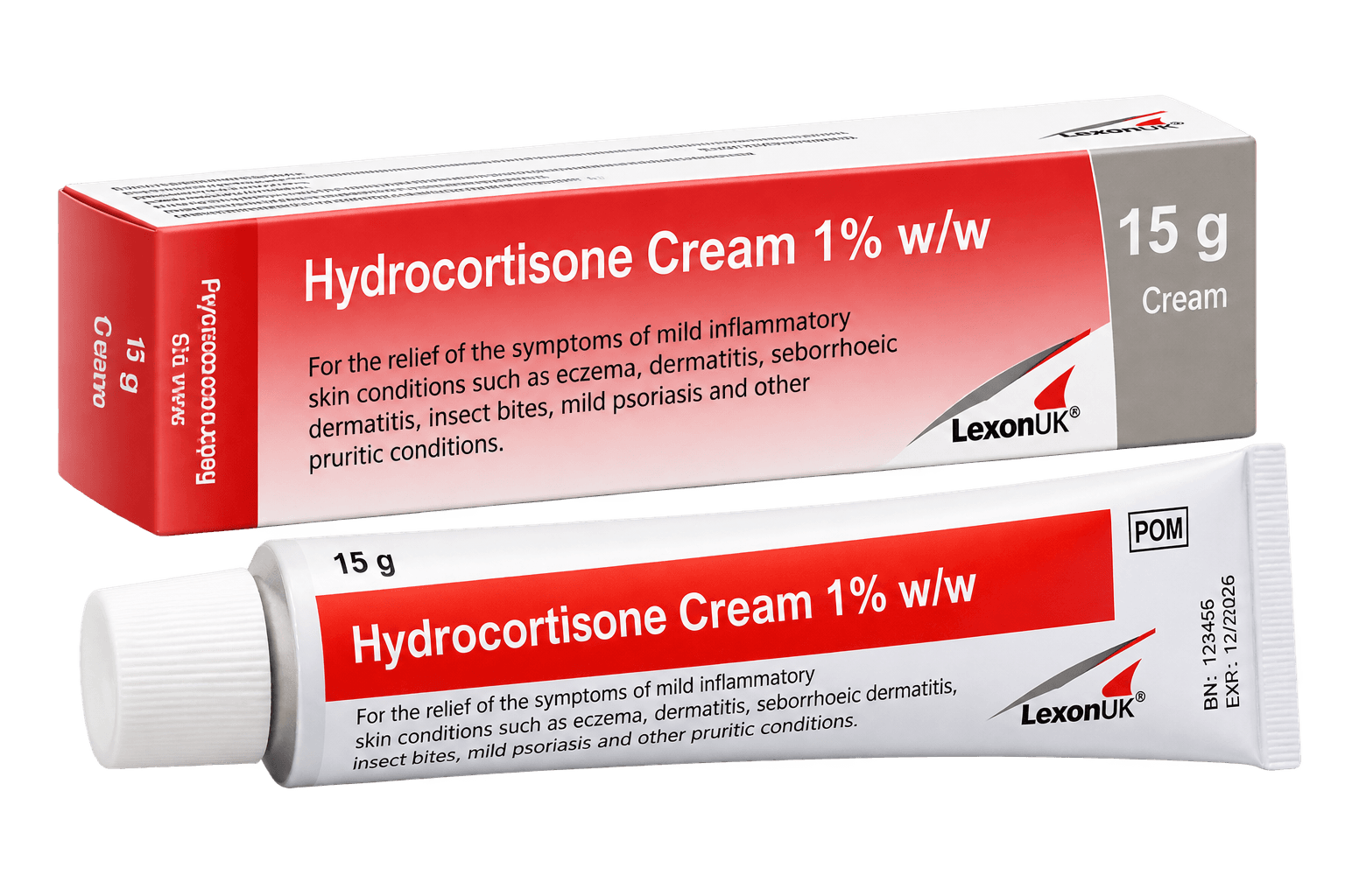 Hydrocortisone 1% Cream (Mild Corticosteroid - Eczema)