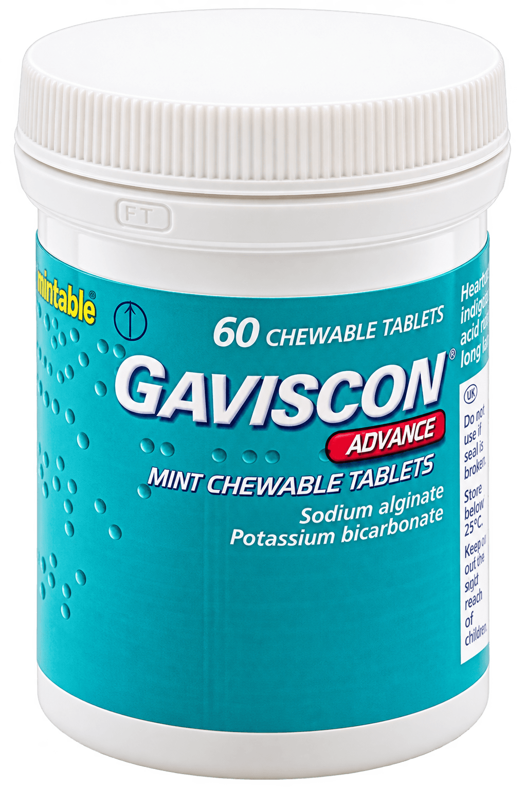 Gaviscon Advance Peppermint Tablets (Heartburn & Acid Reflux)