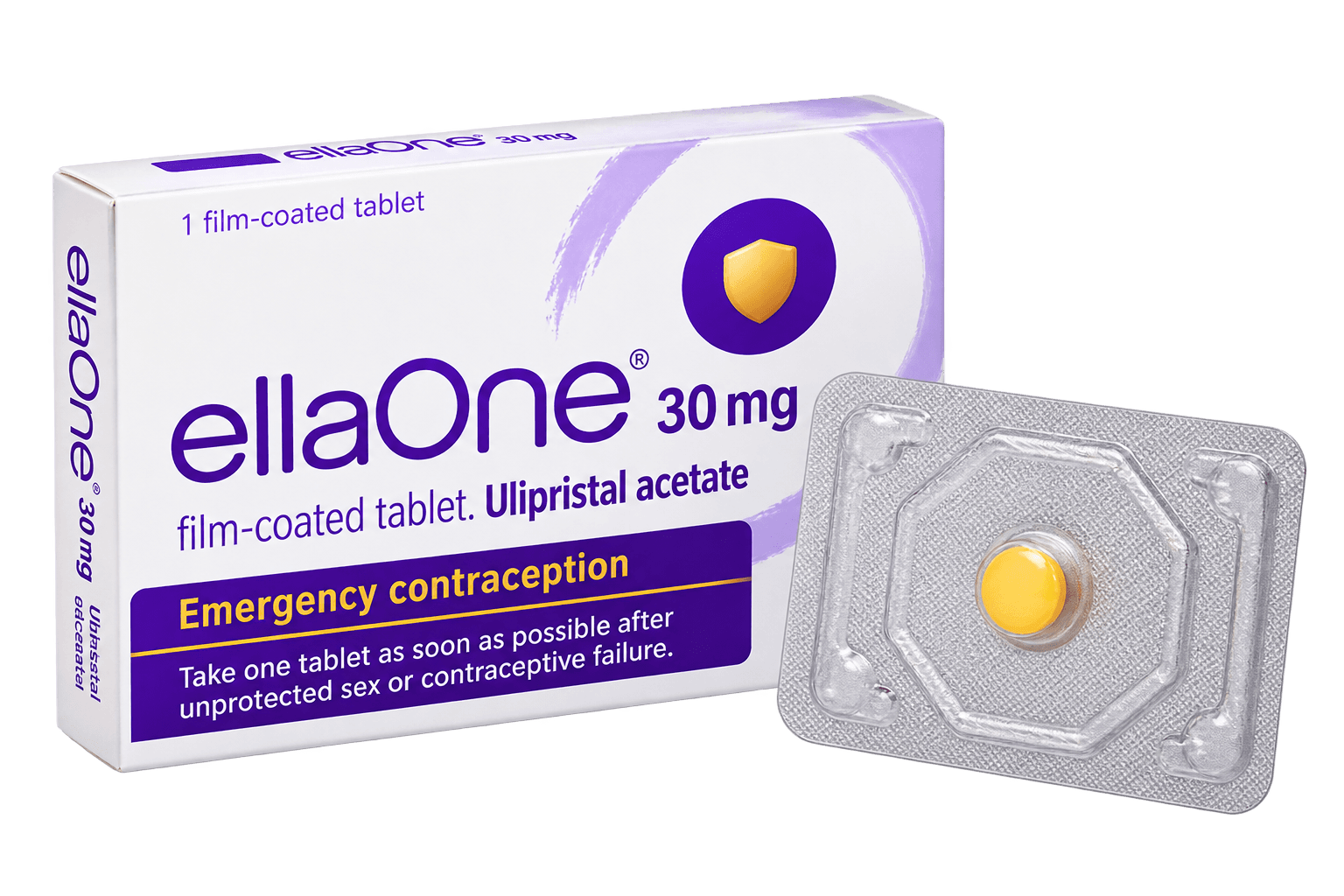 ellaOne 30mg Tablet (Emergency Contraception - Ulipristal Acetate)