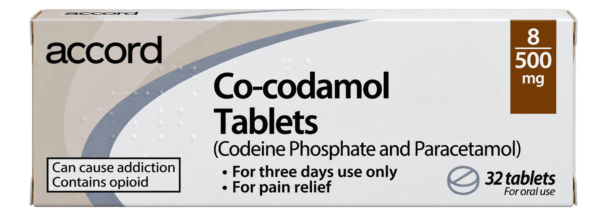 Co-codamol 8/500mg Tablets (Paracetamol + Codeine - Moderate Pain)