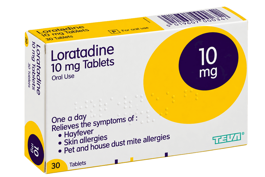 Loratadine 10mg Tablets (Generic Clarityn - Non-Sedating Antihistamine - Hay Fever)
