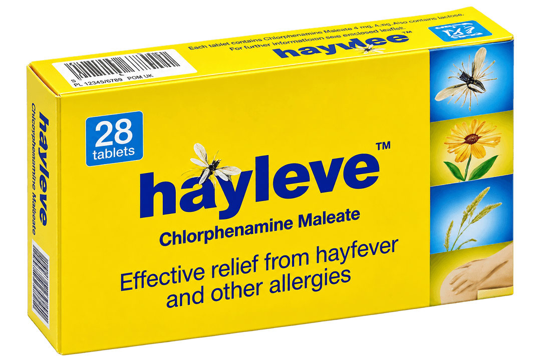 Chlorphenamine 4mg Tablets (Generic Piriton - Sedating Antihistamine - Hay Fever / Urticaria)