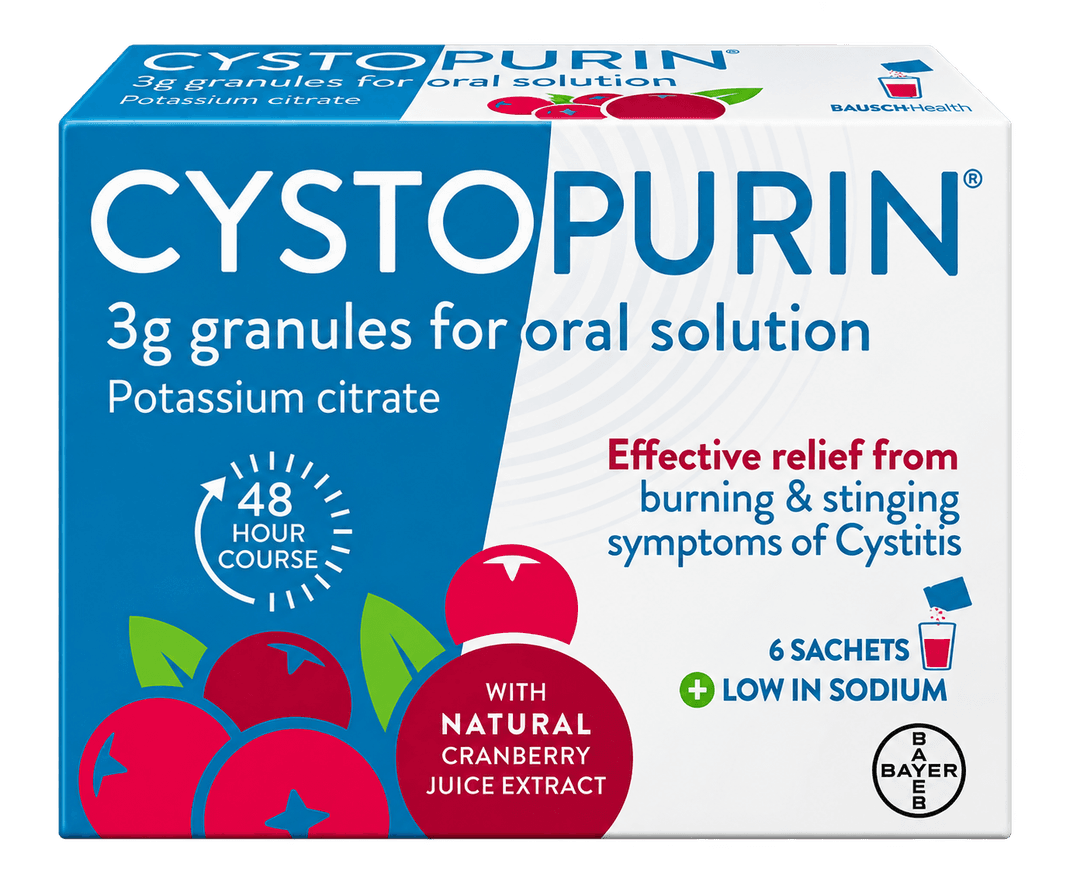 Potassium Citrate Sachets (Cystopurin - Cystitis Relief)