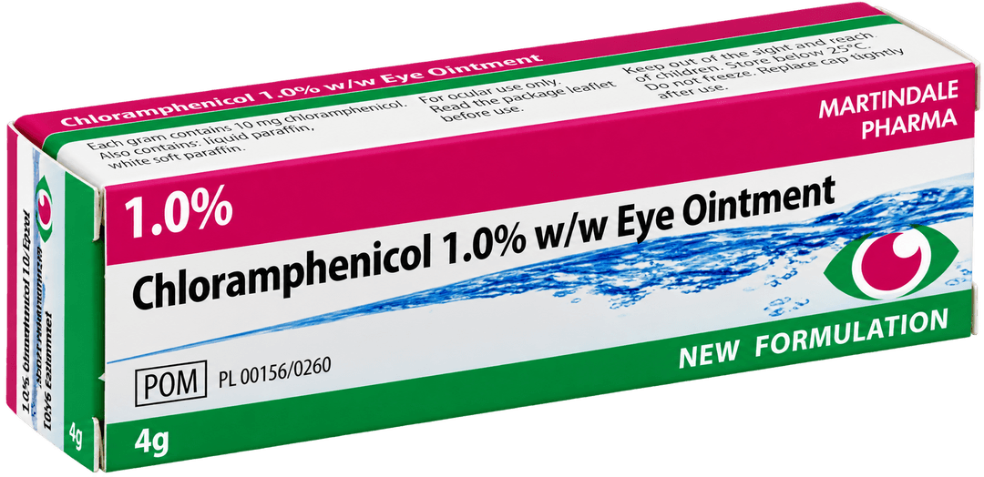 Chloramphenicol 1% Eye Ointment (Bacterial Conjunctivitis)